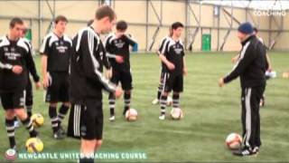 Coerver Coaching at Newcastle United [upl. by Nollat]