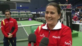 Interview Conchita Martinez ESP [upl. by Aizat243]