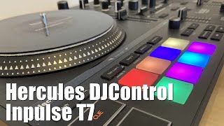 Hercules DJControl Inpulse T7 teszt  PlayDome [upl. by Janie]