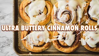 Homemade Buttery Brioche Cinnamon Rolls [upl. by Dzoba]