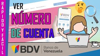 Cómo Saber Tu Número de Cuenta Banco de Venezuela Completo 🔎🔎 【✔️ ACTUALIZADO】 [upl. by Aloisia]