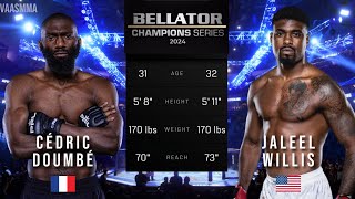 CEDRIC DOUMBE VS JALEEL WILLIS FULL FIGHT BELLATOR CHAMPIONS SERIES PARIS [upl. by Ingham]