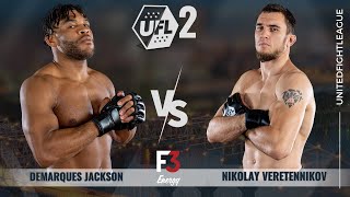 Nikolay Veretennikov vs Demarques Jackson  Bout 11  UFL 2 [upl. by Iahc576]