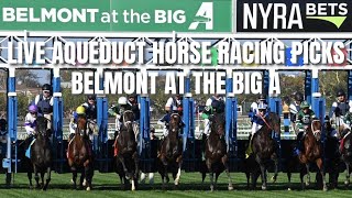 Live Aqueduct Horse Racing Picks  Belmont at the Big A [upl. by Royce]