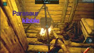 ARK PARASAUR KIBBLE RECIPE RAPTOR BAIT ENGRAM TUTORIAL [upl. by Thorin]