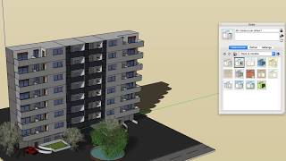 25  Gestion des styles  Sketchup apprendre [upl. by Ajup]