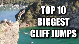 Die 10 höchsten Klippensprünge  Top 10 highest cliff jumps [upl. by Eelac]