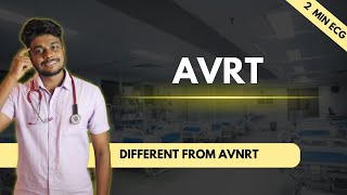 AVNRT vs AVRT  SVT  2 min ecg  how to identify [upl. by Esilehc179]