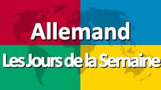 Apprendre lallemand partie 1  Les Jours de la Semaine [upl. by Erminie]