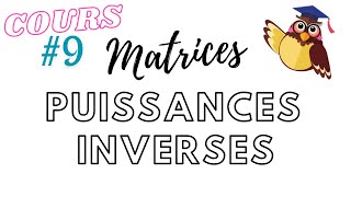 Matrice PUISSANCES Matrice INVERSES et APPLICATIONS LINÉAIRES  Cours ECG Maths APPROMaths APPLI [upl. by Ainitsirhc847]