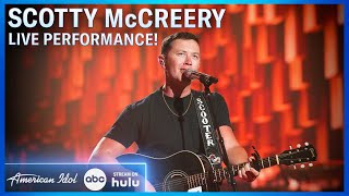 Scotty McCreery Live Performance of quotCab In A Soloquot  American Idol 2024 [upl. by Edasalof670]