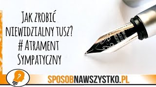 Atrament sympatyczny  jak zrobić NIEWIDZIALNY TUSZ [upl. by Aetnuahs]