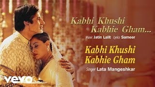 Kabhi Khushi Kabhie Gham Sad Version1 Best Title Track  Shah RukhHrithikSonu Nigam [upl. by Nita]