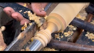 Traditional Tools Woodturning [upl. by Meehsar912]