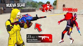 LA NUEVA SCAR CON SUS 3 CHIPS ESTÁ ROTISIMA 😱 FREE FIRE [upl. by Tades33]