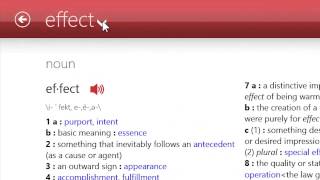 MerriamWebster App for Windows 8 [upl. by Faye]