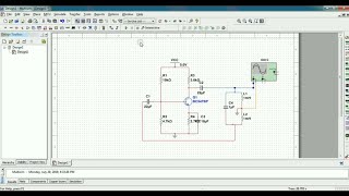 Hartley Oscillator circuit simulation on Multisim software [upl. by Annovad999]