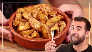 PATATAS GAJO SIN FRITURA en FREIDORA de AIRE u HORNO  No PUEDES Perdértelas [upl. by Kolnos]