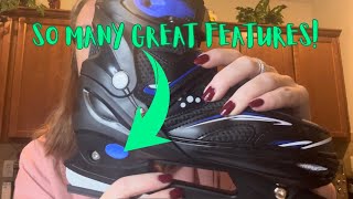 OBENSKY Ice Skates  Adjustable Ice Skates for Kids Girls and Boys  Toddler Review [upl. by Tacklind]