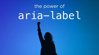 How arialabel works with ADA Accessibility in HTML [upl. by Schoof]