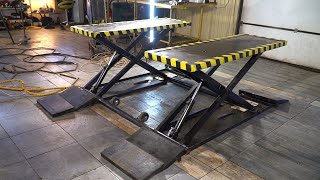 Making homemade car lift [upl. by Charmaine]