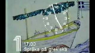 TV1klocka före Språka på grekiska 1981 [upl. by Tedi49]