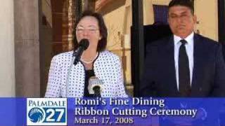 Romis Fine Dining Ribbon Cutting Ceremony [upl. by Laurice]