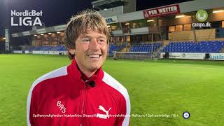 NordicBet Liga  Interview med Nicolaj Thomsen fra B93 [upl. by Reta]