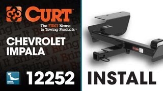 Trailer Hitch Install CURT 12252 on 2007 Chevrolet Impala [upl. by Kcolttam564]