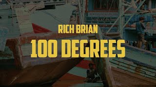 Rich Brian  100 Degrees Lyric Video [upl. by Etnoel979]