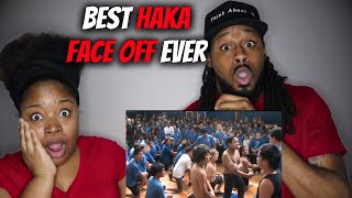 🇳🇿 BEST HAKA FACE OFF EVER American Couple Reacts to Haka  The Demouchets REACT South Africa [upl. by Aicatan]