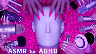 ASMR for ADHD 💗Changing Triggers Every 30 Seconds😴 Scratching  Tapping  Massage amp More No Talking [upl. by Bierman355]