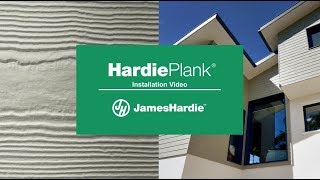 Hardie® Plank cladding installation video [upl. by Joerg24]