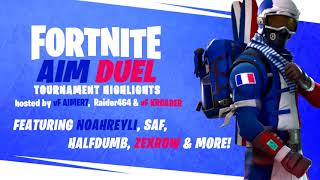 Highlights from the 600 Fortnite vF Aim Duel Tournament feat pros [upl. by Cerell]