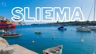 Sliema Probably The Best Place To Stay In Malta 2023 4K  Malta [upl. by Jasisa]