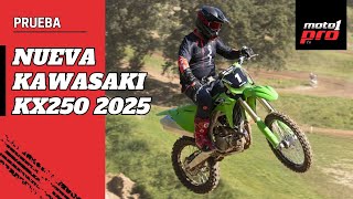 Probamos la nueva Kawasaki KX250 2025 [upl. by Angelia]