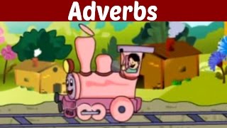 THE ADVERB  Learn Basic English Grammar  Kids Educational Video [upl. by Haidej]