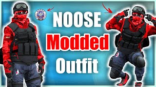 GTA5 I NEW Red NOOSE Modded Outfit Tutorial NOOSE CEO Armor amp MORE [upl. by Adnoel]