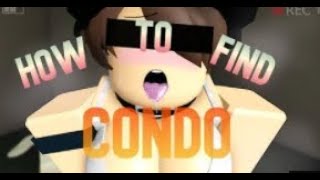 HOW TO FIND Condo amp Scented Con Games in Roblox NEW 2021 February MORPHS AND ANIMATIONS [upl. by Robins]