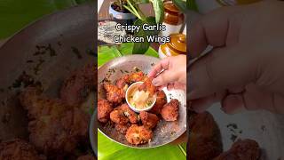 Crispy Chicken Wings  Butter Garlic Wings  Addictive amp Tasty shorts chickenwings recipes [upl. by Hux]