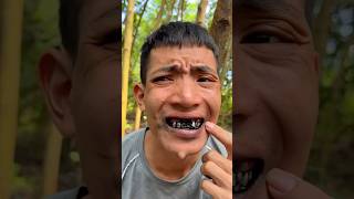 Oh Tooth Stain is Very Simple to Fix camping outdoors bushcraft survival [upl. by Hudnut]