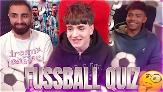 FUSSBALL QUIZ MIT NiklasWilson amp omedsueloo⚽🔥 HARD EDITION [upl. by Akitnahs823]