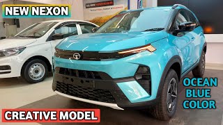 New Nexon Creative Variant  New Tata Nexon Creative Model  New Nexon Creative Ocean Blue Color [upl. by Annoyt]