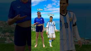 My Height vs Famous Footballers 🙈📏 [upl. by Giamo]