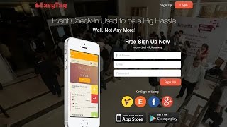 EasyTag  Event Check In amp Badge Printing App [upl. by Airbmak]