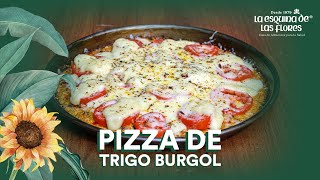 Pizza de trigo burgol  Eva Aldapi [upl. by Enotna]