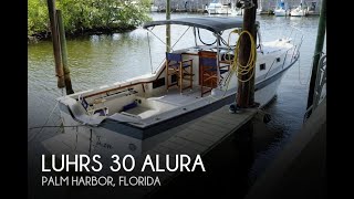 SOLD Used 1989 Luhrs 30 Alura in Palm Harbor Florida [upl. by Vedi]