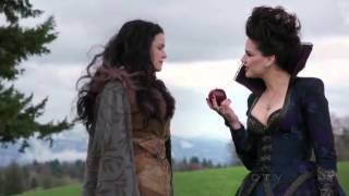 Once Upon A Time 1x21 quotAn Apple Red as Bloodquot Snow White eats the poisoned apple [upl. by Neladgam]