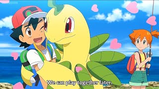 Bayleef meets Ash after a long in Aim to be a Pokemon master episode 7 [upl. by Bathulda600]