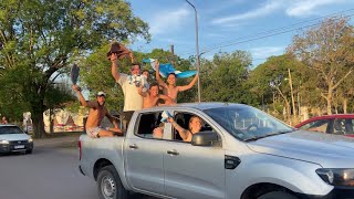 Argentina en Semifinales 🇦🇷 Caravana en Fortín Olmos provincia de Santa Fe [upl. by Alphard964]